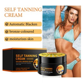 Self Tanning for the Body with Instant 100 g, Nourishing and Moisturised Bronze, for an Even Soft Tanning Effect without Streaking, for a Pleasant Skin Feeling, Foundation