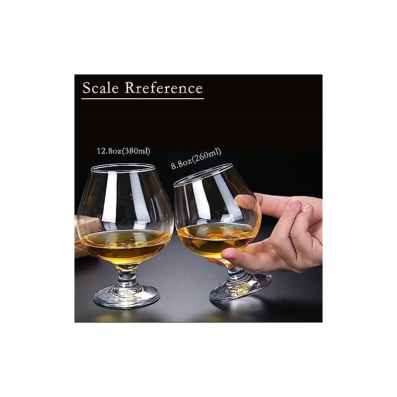Srgeilzati Snifters 8.8 oz Shot Glasses Set of 6 Cute