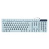 Gaming Keyboard USB Round 104 Keycaps Backlit Ergonomic Fodable Feet