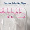 SereneLife Premium 10 Pack Plastic Hangers, Lightweight, Durable, Space Saving