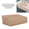 Leather Craft Tool Holder 76 Holes Durable Beech Diverse Sizes