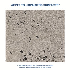 Rainguard Water Sealers Concrete Sealer, Penetrating Protection Against Water and Salt Damage, for All Concrete Surfaces, Silane/Siloxane Waterproofer, Natural Finish, Makes 5 Gallons
