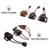 TEHAUX 3pcs Backpack Hanger Multipurpose Fastener for Clipping Flashlight Fixed
