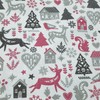 Christmas Reindeer Fabric - Extra Width 160 cm - 100%