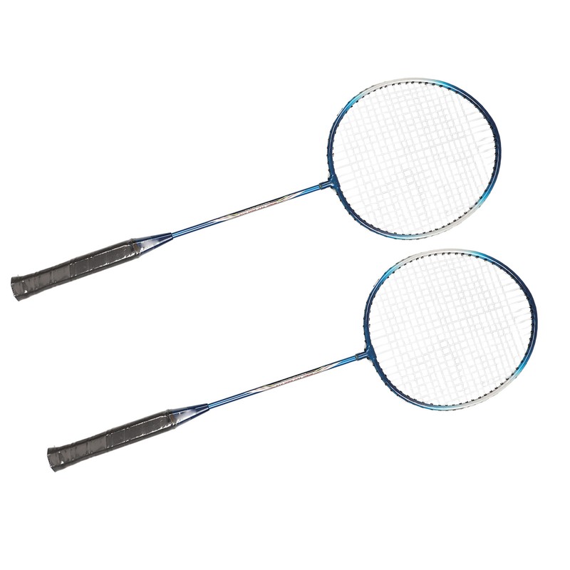 REGAIL 2Pcs Iron Alloy Badminton Racket 2 Player Badminton Racket