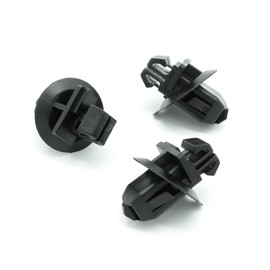 VVO Fasteners- Black Plastic Side Body Moulding Strip Trim Clips for Toyota Land Cruiser, (Pack of 10)
