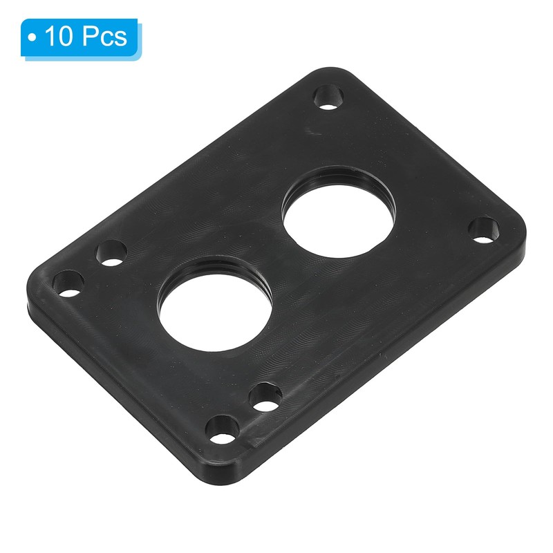 PATIKIL 1/4" Skateboard Riser Pads, 10 Pack PU 3x2 Skateboard