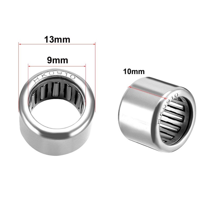 sourcing map HK0910 Drawn Shells Needle Bearings 9 mm Bore