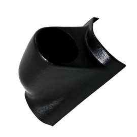 GlowShift Universal RHD Black Single Pillar Gauge Pod - Fits Any Make/Model - Right Hand Drive - ABS Plastic - Mounts (1) 2-1/16" (52mm) Gauge to Vehicle's A-Pillar