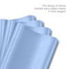Aormenzy 4 Pcs Baby Blue Satin Table Runners 12 x