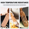 Wood Spurtle Spatula Set, Spurtles Kitchen Tools Wood, Natural Acacia