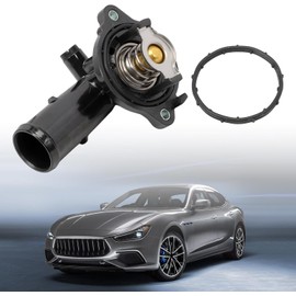 330424 Thermostat Housing Assembly Compatible with Maserati Ghibli Levante Quattroporte 2014-2021 323056