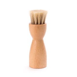 Burgol Original crucible brush, application brush, 100% horsehair (light horsehair), multicoloured