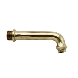 L'Artistica F.LLI PERINCIOLI | Continuous Spout Connection 3/4 Inch M, Brass Spout for Column or Wall Fountain, 60 x 155 mm
