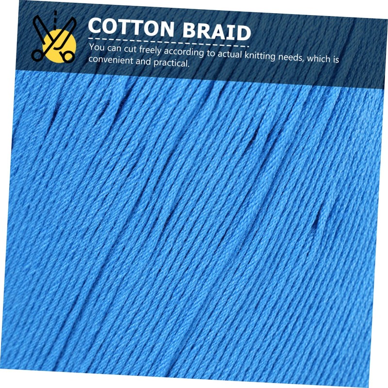 SHINEOFI Soft Cotton Thread 1 Roll DIY Rope Handmade Crochet