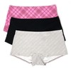 Victoria's Secret PINK Boyshort Panty Set of 3 X-Large Pink