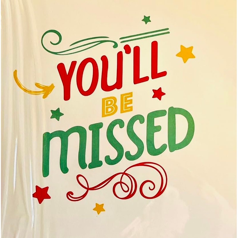 Leaving card ~ Sorry You’re Leaving greeting card