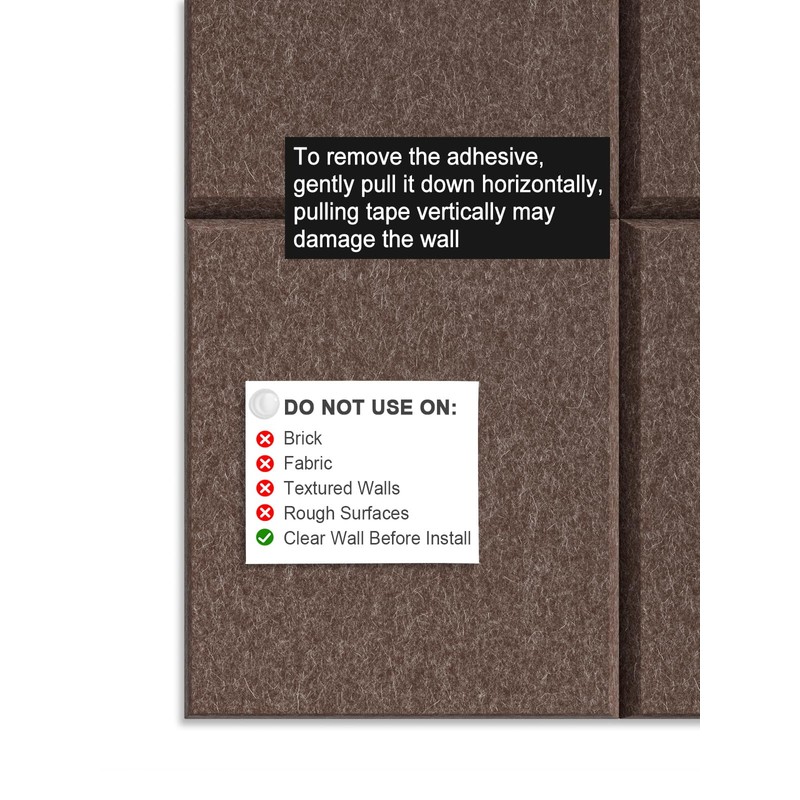 Hsurbtra Large Cork Board for Wall 47 x 36 Inch,