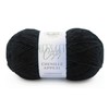 Lion Brand Yarn Chenille Appeal Yarn, Onyx