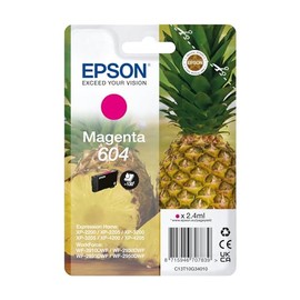 Epson Original 604 Ink Pineapple Single Pack Magenta Standard, XP-2200 XP-2205 XP-3200 XP-4205 WF2910DWF WF2930DWF WF2950DWF, ReadyPrint Flex Ink Tariffs