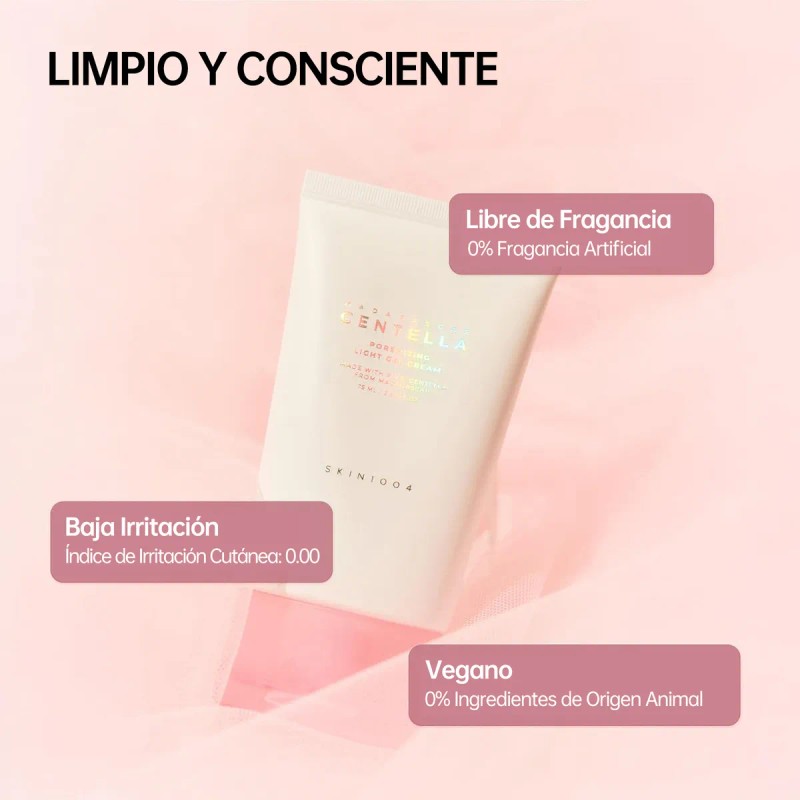 Skin1004 Gel Crema Ligera Poremizing Centella Madagascar