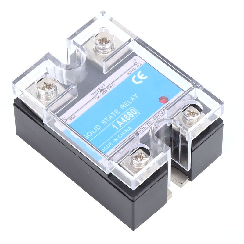 Single Phase Solid State Relay 70-280VAC Input 24-480VAC Load AC
