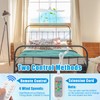 Tujoe 2 Set Solar Ceiling Fan Kit 16.5'', 15w Monocrystalline