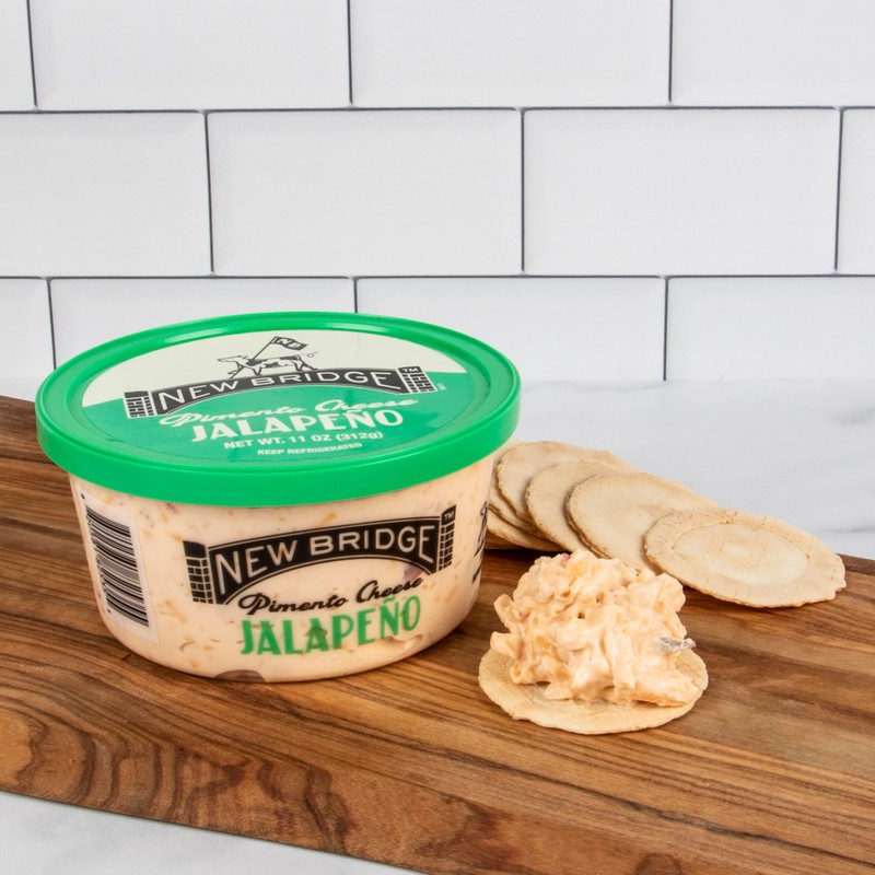 New Bridge Jalapeno Pimento Cheese, 11 oz, 12 Pack