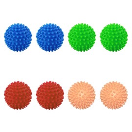 JI 8 Pieces Dryer Ball, Washing Ball for Washing Machine, Balls for Fluffy Laundry, Dryer Balls, Dryer Balls for Tumble Dryers, Reusable Dryer Balls, Dryer Balls