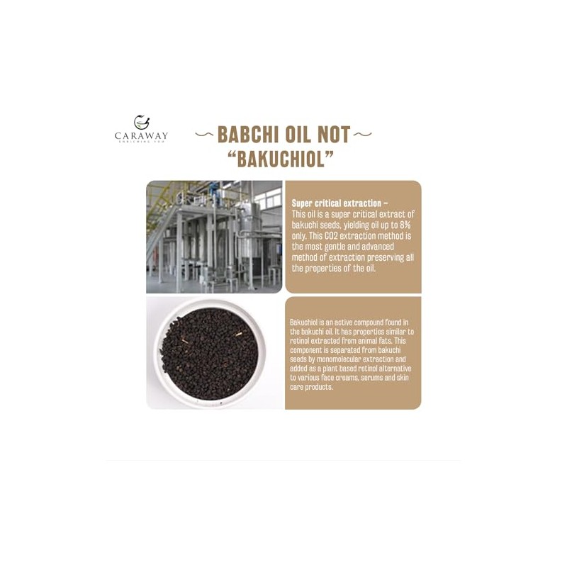 CARAWAY Aceite de Bakuchiol - 50 Ml | Extracto de