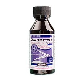 GENTIAN VIOLET SOL 2% ***HUM Size: 2 OZ