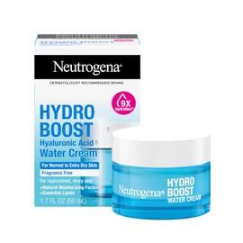 TENA Neutrogena Hydro Boost Skincare Set, Hydro Boost Water Cream Face Moisturizer for 72-Hour Hydration, 1.7 Fl Oz, & Hydro Boost Hydrating Gel Facial Cleanser Trial Size, 0.5 Fl Oz, 2 Pack