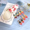 Summer Beach Press on Nails Medium Ballet Shaped Coconut Tree