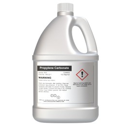 Propylene Carbonate High Purity Solvent - New Tamper-Evident Sealed Bottles (1 Gallon (128 Fl Oz))