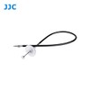 JJC TCR-40S Silver 40cm Threaded Cable Release, Mechanical Shutter Release