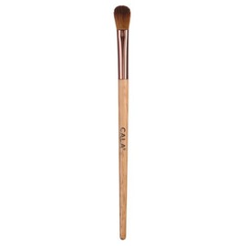CALA. Brocha de Maquillaje Cala Natural Bamboo Blending Brush Pincel. Difumina Sombras de Ojos. Crea Smoky Eye Perfecto. Mango Ergonómico de Bamboo Oscurecido. 1 Ud.
