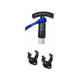 Island Anchor - 3/4" x 8' (White) (Pole + Bungee Dockline + Storage Clip)