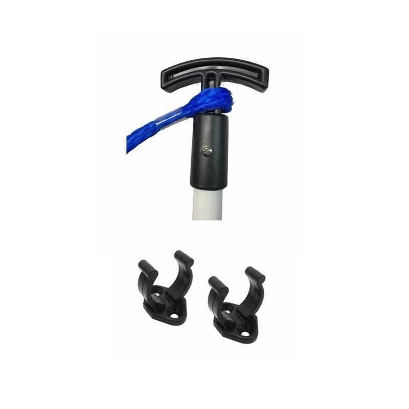 Island Anchor - 3/4" x 8' (White) (Pole + Bungee