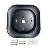 CAMGJORT Black Thermostat Decorative Wall Plate Bracket Compatible with New