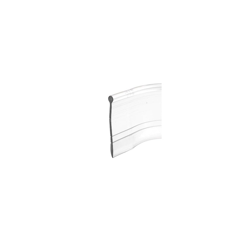 CRL Clear Round Top "Bulb" Type Shower Door Bottom Seal