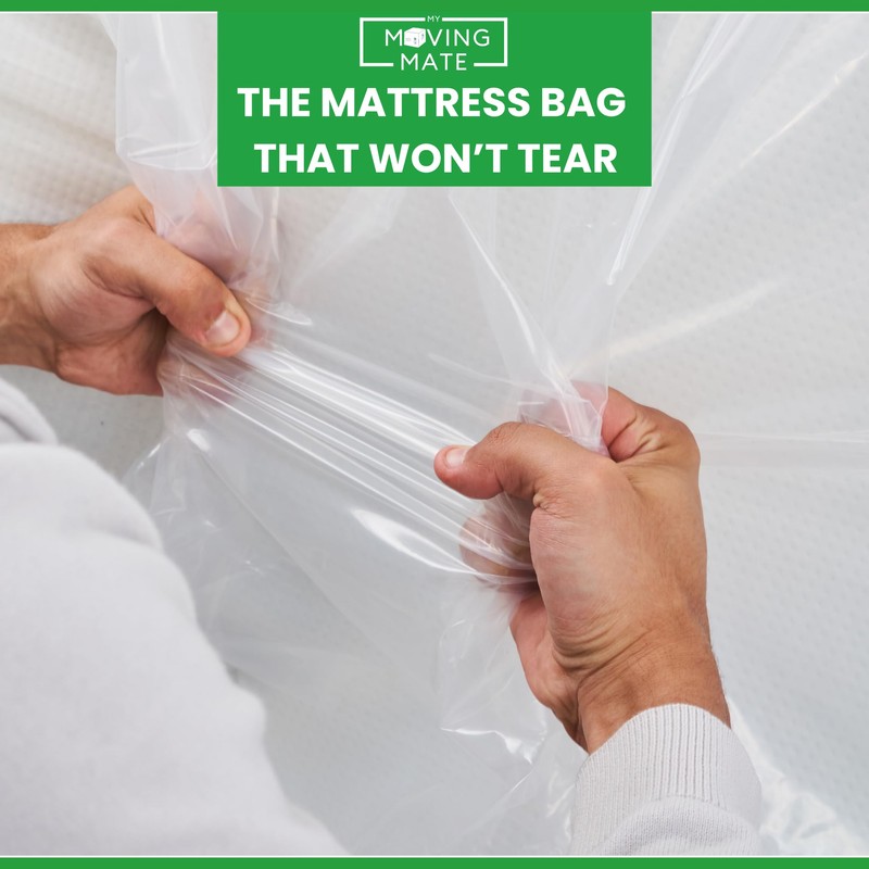 Full Mattress Bag for Moving and Storage - 5 Mil