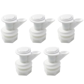 Bonsicoky 5 Pack Push Button Water Spigot - Cooler Spigot Replacement Water Spigot - Plastic Water Jug Spigot Compatible with Igloo 2-10 Gallon Water Coolers - BPA Free