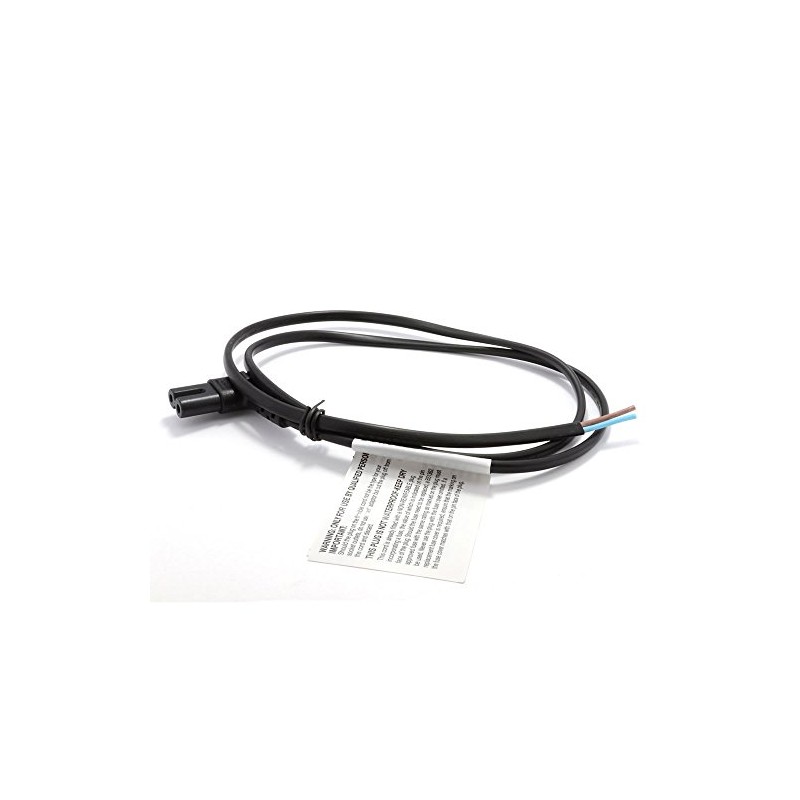 kenable Right Angle Figure 8 to Bare Wire Power Cord