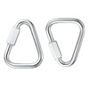 Delta Quick Link Triangle Locking Carabiner 3/8" M10 10MM 2PCS