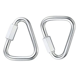 Delta Quick Link Triangle Locking Carabiner 3/8" M10 10MM 2PCS