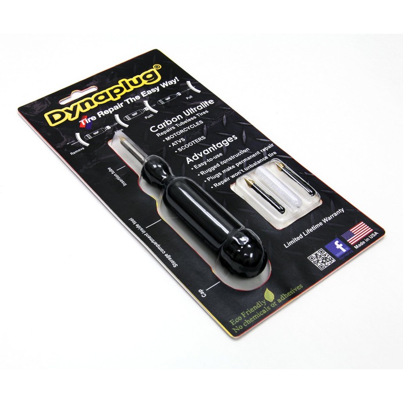 Dynaplug Quick Motorcycle Tire Puncture Repair - Carbon Ultralite