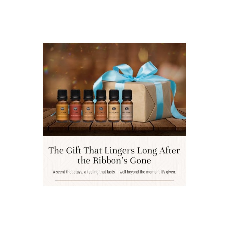 P&J Trading Gentlemen's | Juego de 6 aceites aromáticos |