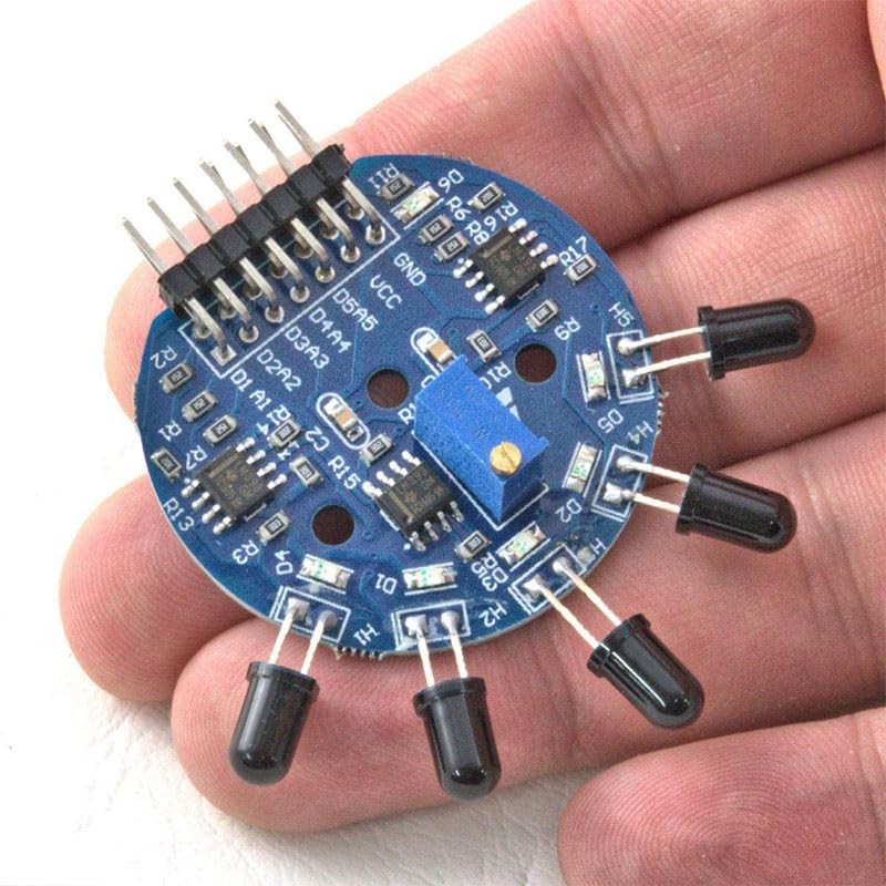 5 Way Flame Sensor Module, Digital Analog Fire Detection Sensor