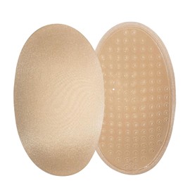 Fasionato 1 Pair Shoulder Pads for Women and Men to Use Under The T-Shirt Dress Jackets and Tops Beige
