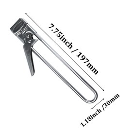 esahpss 7.75IN Bottle Opener, 0.19IN -5.35IN bottle caps are applicable Adjustable Stainless Steel Can Opener, Kitchen Accessories